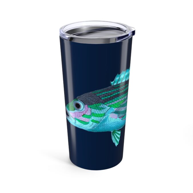 Prion Tumbler - Aqua on Navy