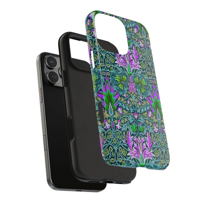 Pink & Green Floral Patterned Phone Case - Image 74