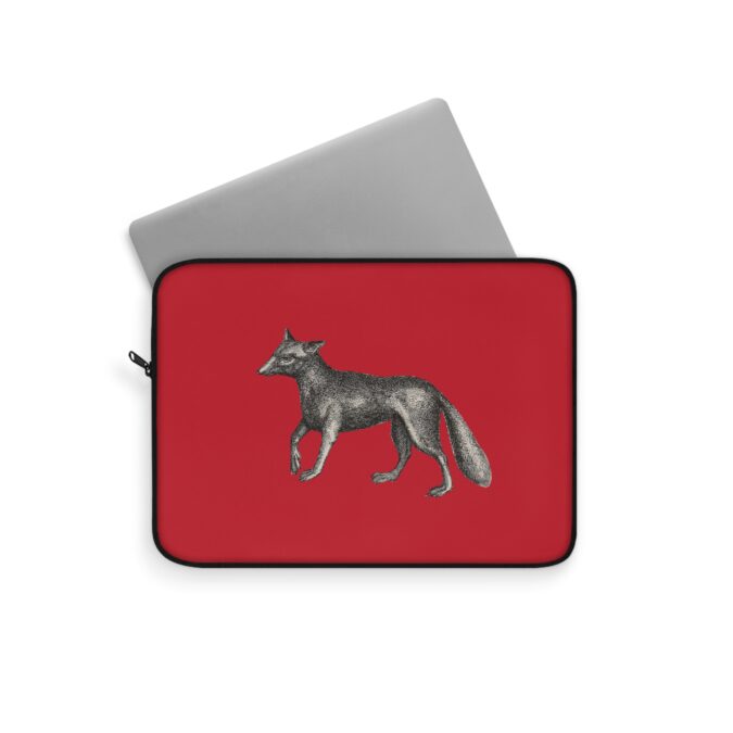 Fox Laptop Sleeve - Red - Image 2