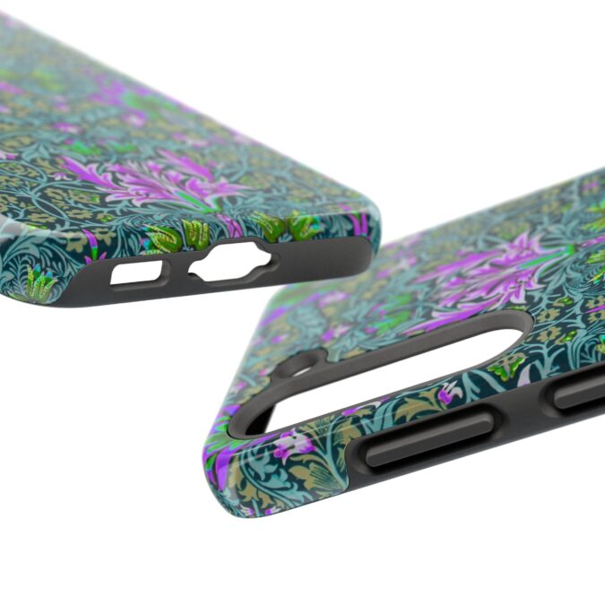 Pink & Green Floral Patterned Phone Case - Image 87