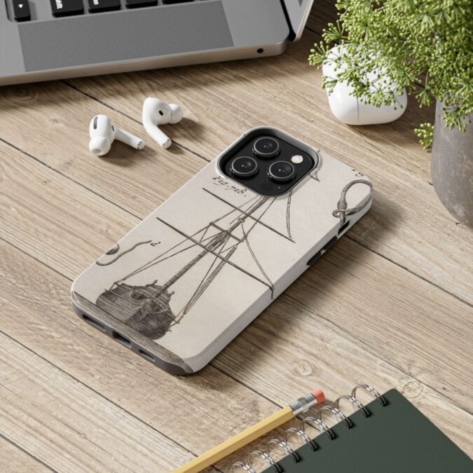 18th C.  Sailboat Phone Case - Image 48