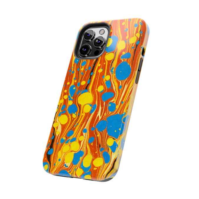Marbled Phone Case - Orange, Yellow & Blue - Image 27