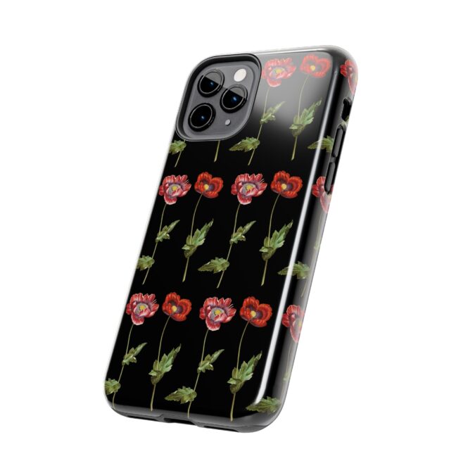Poppies iPhone Case - Black - Image 7