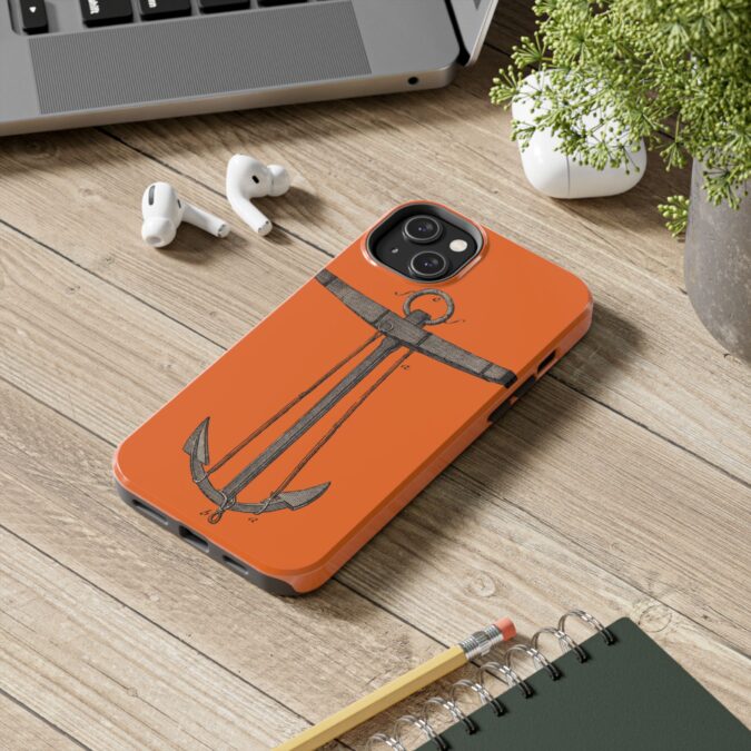 18th C. Anchor Phone Case - Orange - Image 52