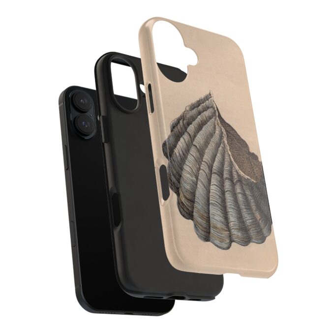 19th C. Blue & Brown Shell Phone Case - Image 80