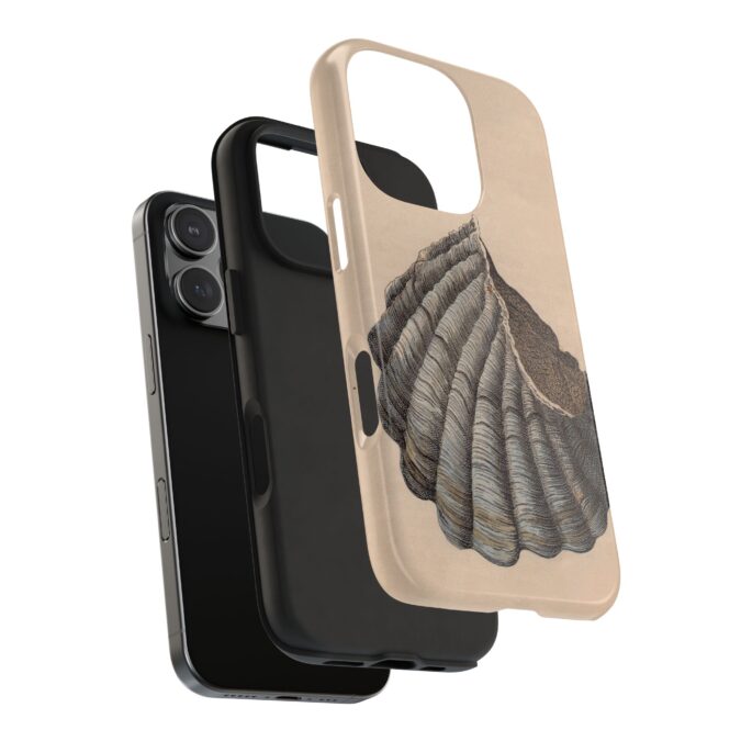 19th C. Blue & Brown Shell Phone Case - Image 71