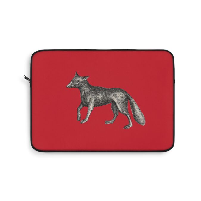 Fox Laptop Sleeve - Red - Image 4