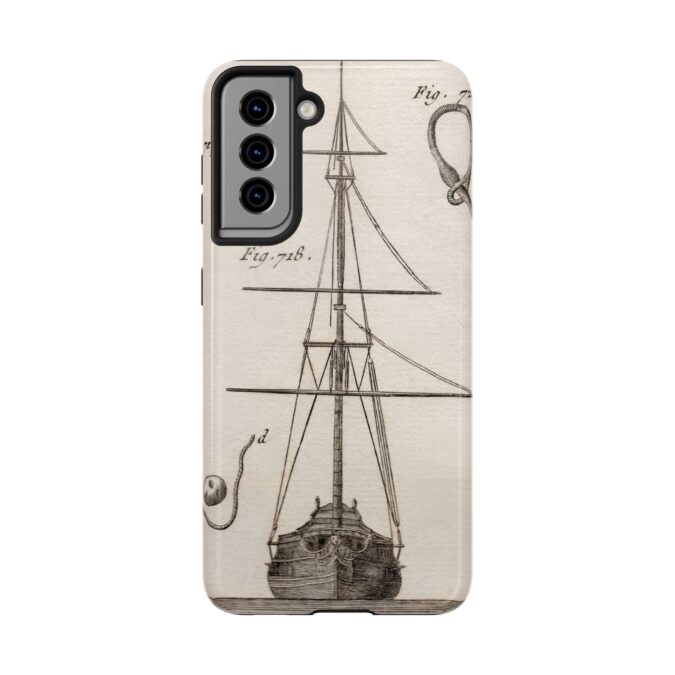 18th C.  Sailboat Phone Case - Image 80