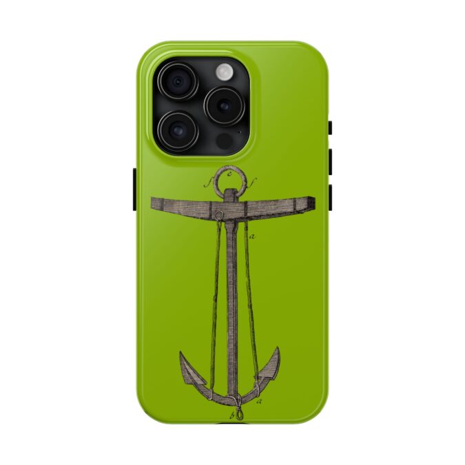 18th C. Anchor Phone Case - Lime Green - Image 57