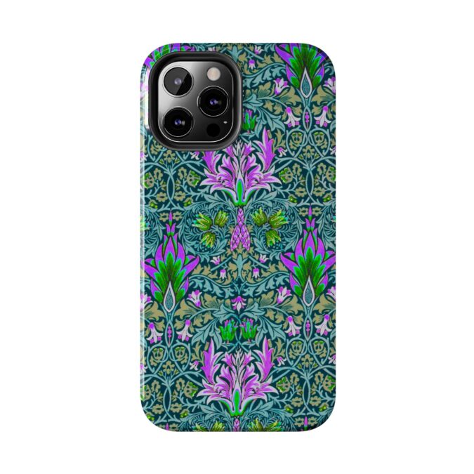 Pink & Green Floral Patterned Phone Case - Image 26