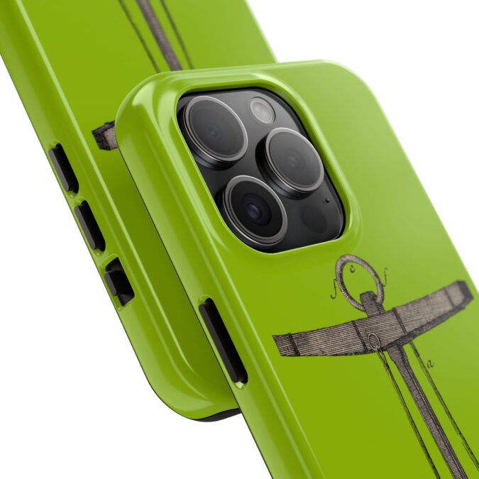 18th C. Anchor Phone Case - Lime Green - Image 58