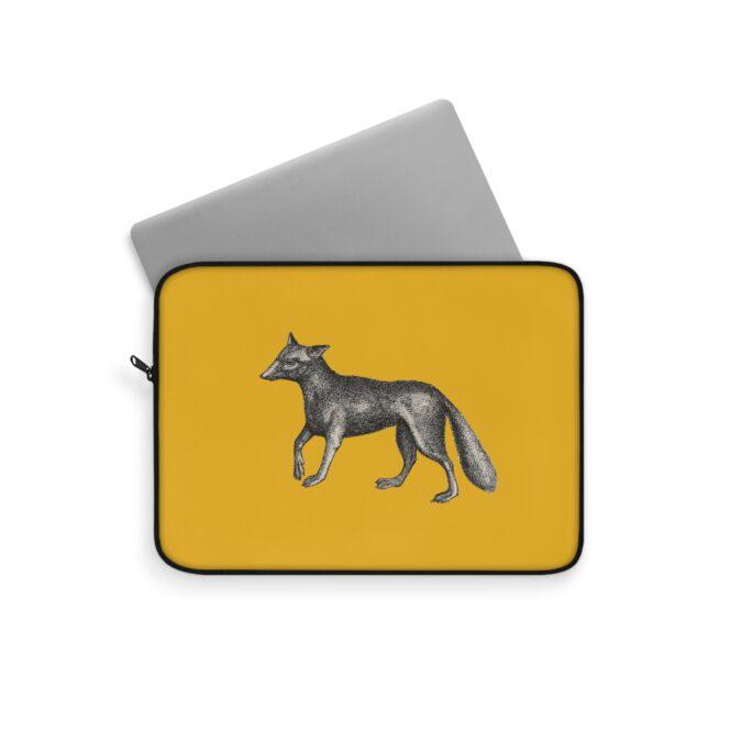 Fox Laptop Sleeve - Yellow - Image 2
