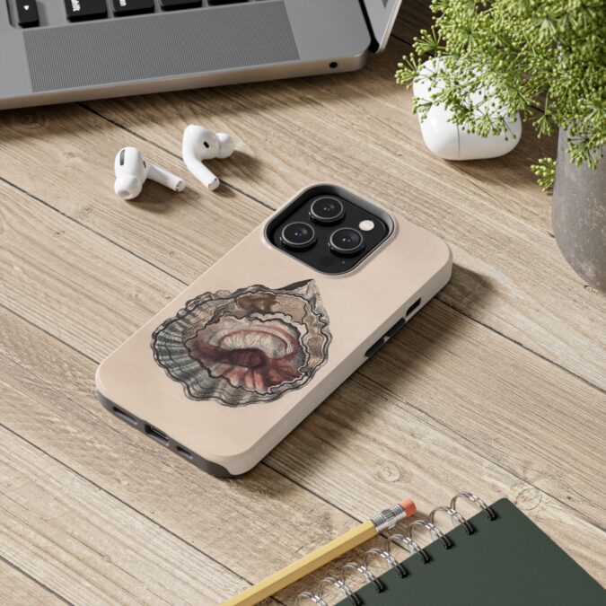 19th C. Pink and Grey Shell Phone Case - Image 48