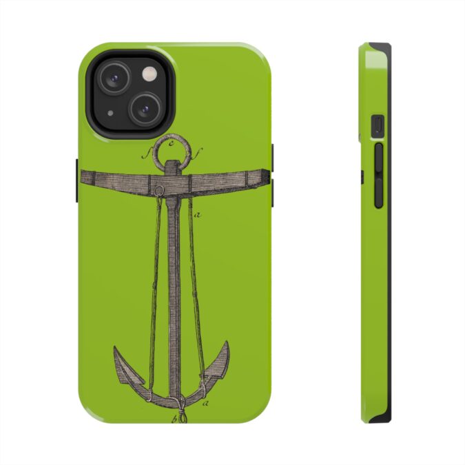 18th C. Anchor Phone Case - Lime Green - Image 45