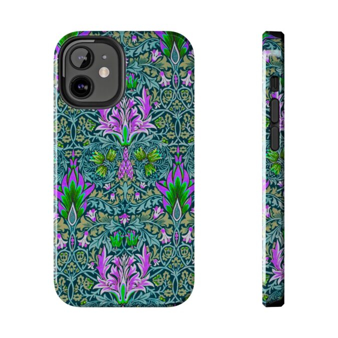 Pink & Green Floral Patterned Phone Case - Image 17