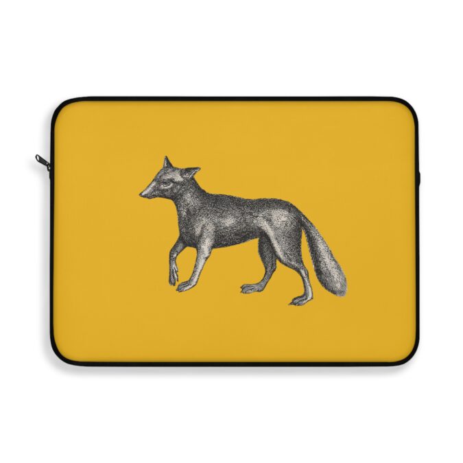 Fox Laptop Sleeve - Yellow - Image 7