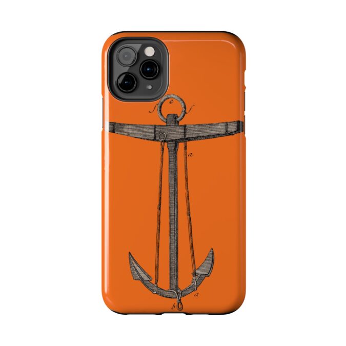 18th C. Anchor Phone Case - Orange - Image 10