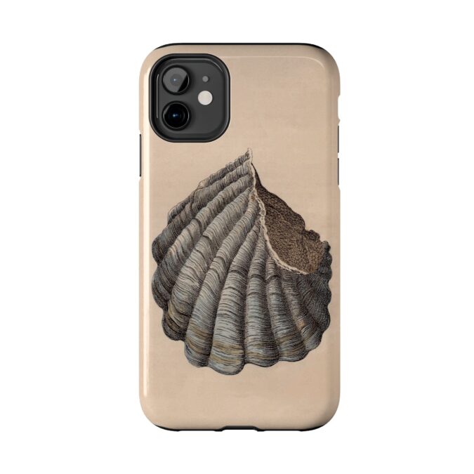 19th C. Blue & Brown Shell Phone Case - Image 2