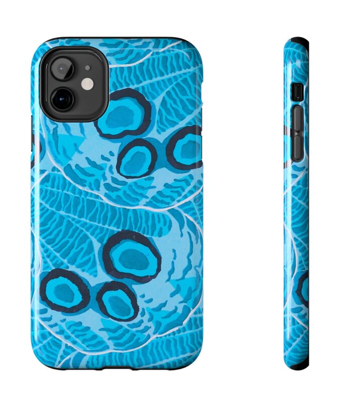 Abstract Spider Web Phone Case - Blue