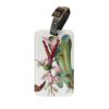 Hummingbird & Butterfly Luggage Tag