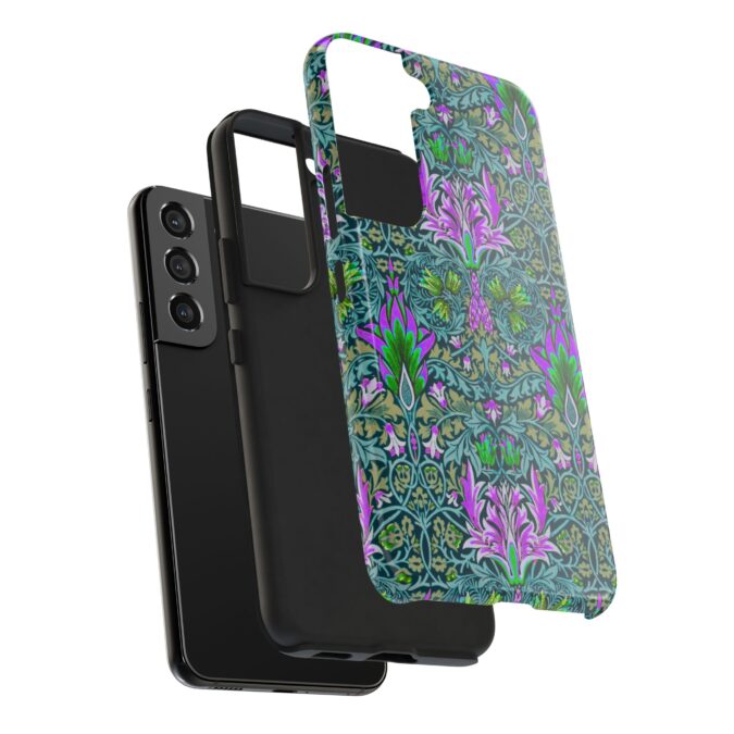 Pink & Green Floral Patterned Phone Case - Image 92