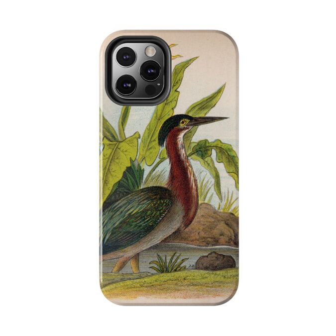 Green Heron Phone Case - Image 22