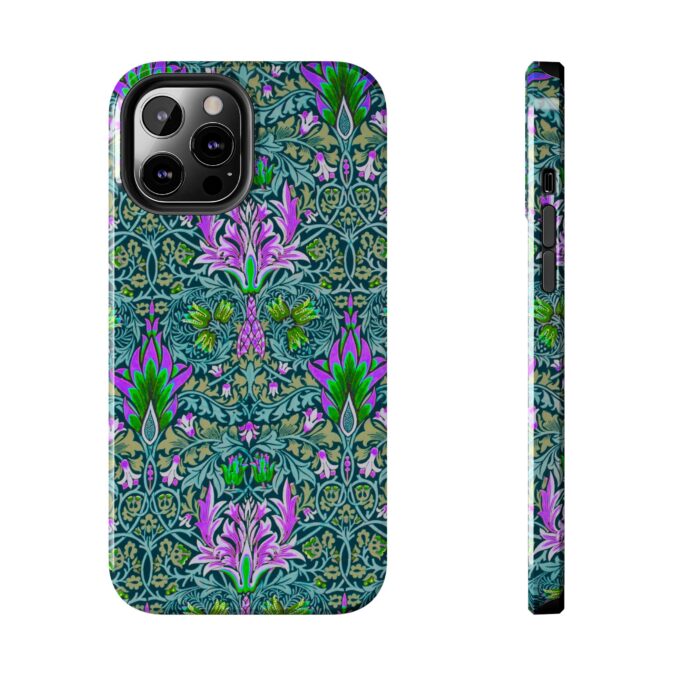 Pink & Green Floral Patterned Phone Case - Image 25