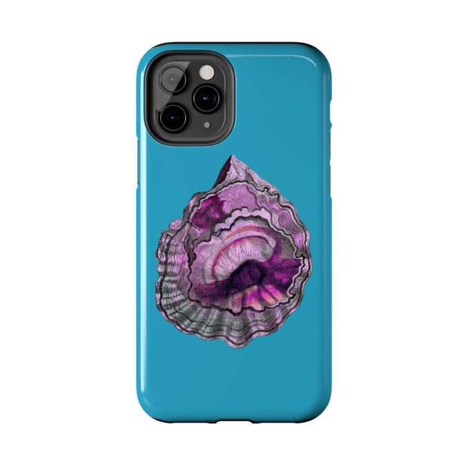 Pink Oyster Shell Phone Case - Turquoise - Image 6