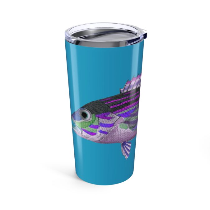 Prion Tumbler  - Periwinkle on Blue