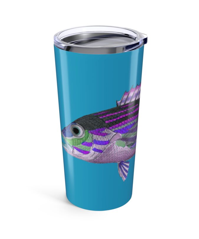 Prion Tumbler  - Periwinkle on Blue