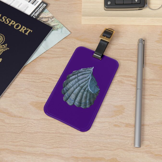 Blue Shell Luggage Tag - Indigo - Image 4