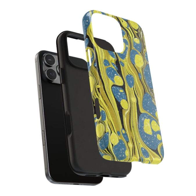 Marbled Phone Case - Citrine and Blue - Image 74