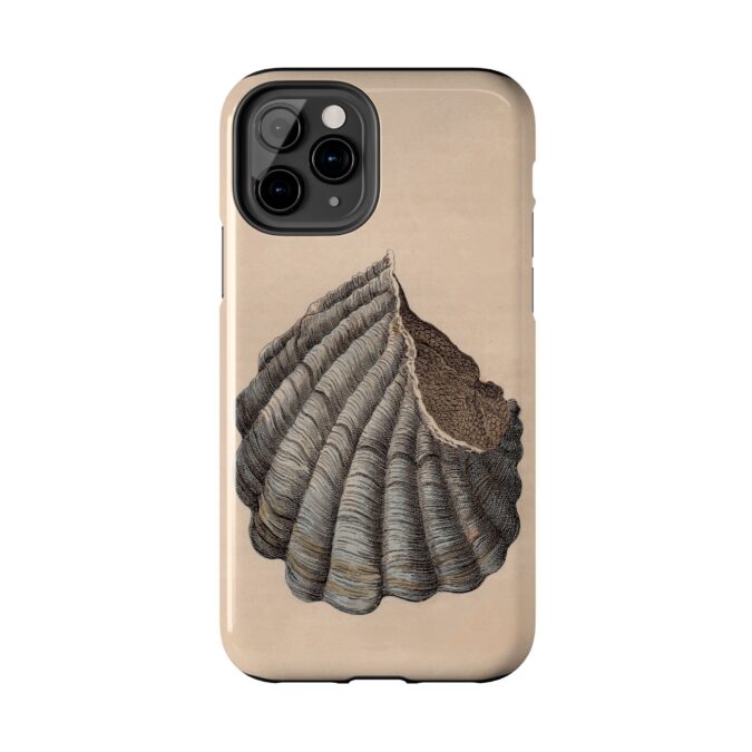 19th C. Blue & Brown Shell Phone Case - Image 6