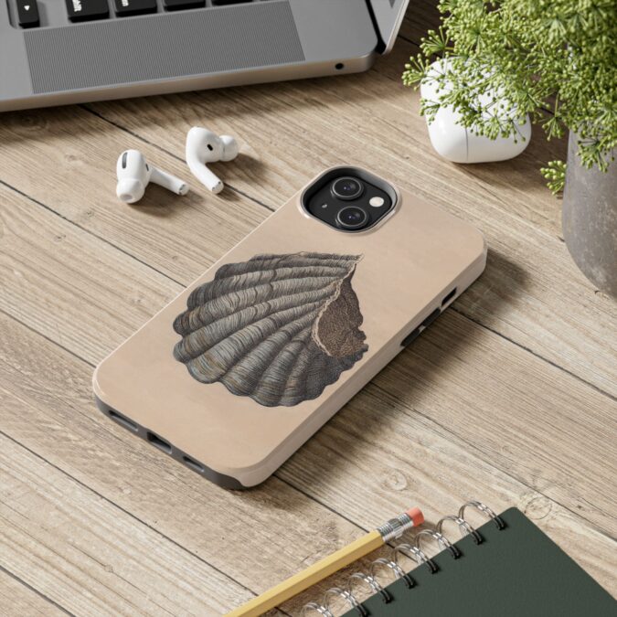 19th C. Blue & Brown Shell Phone Case - Image 52