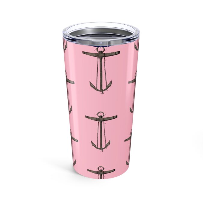 Anchor Tumbler  - Pale Pink