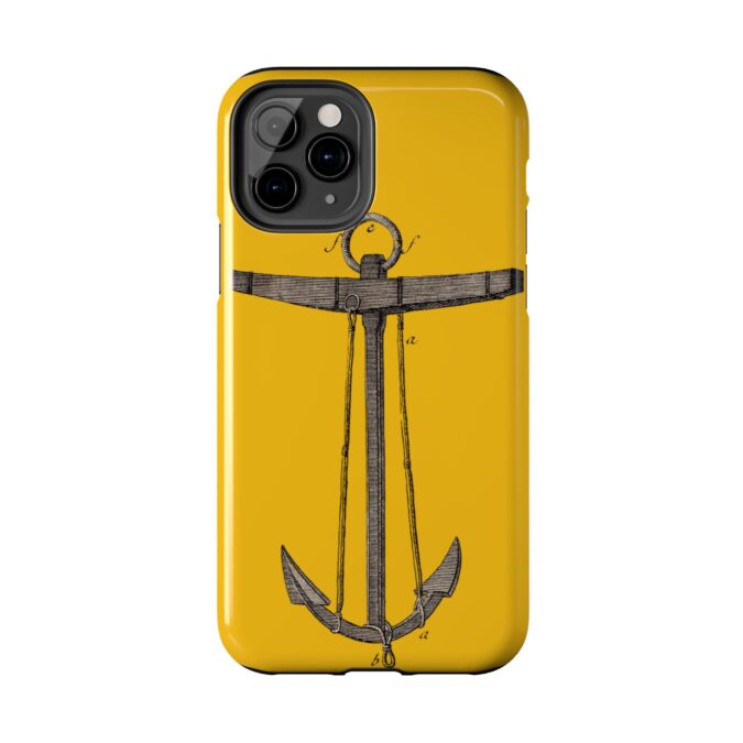 18th C. Anchor Phone Case - Yellow - Image 6