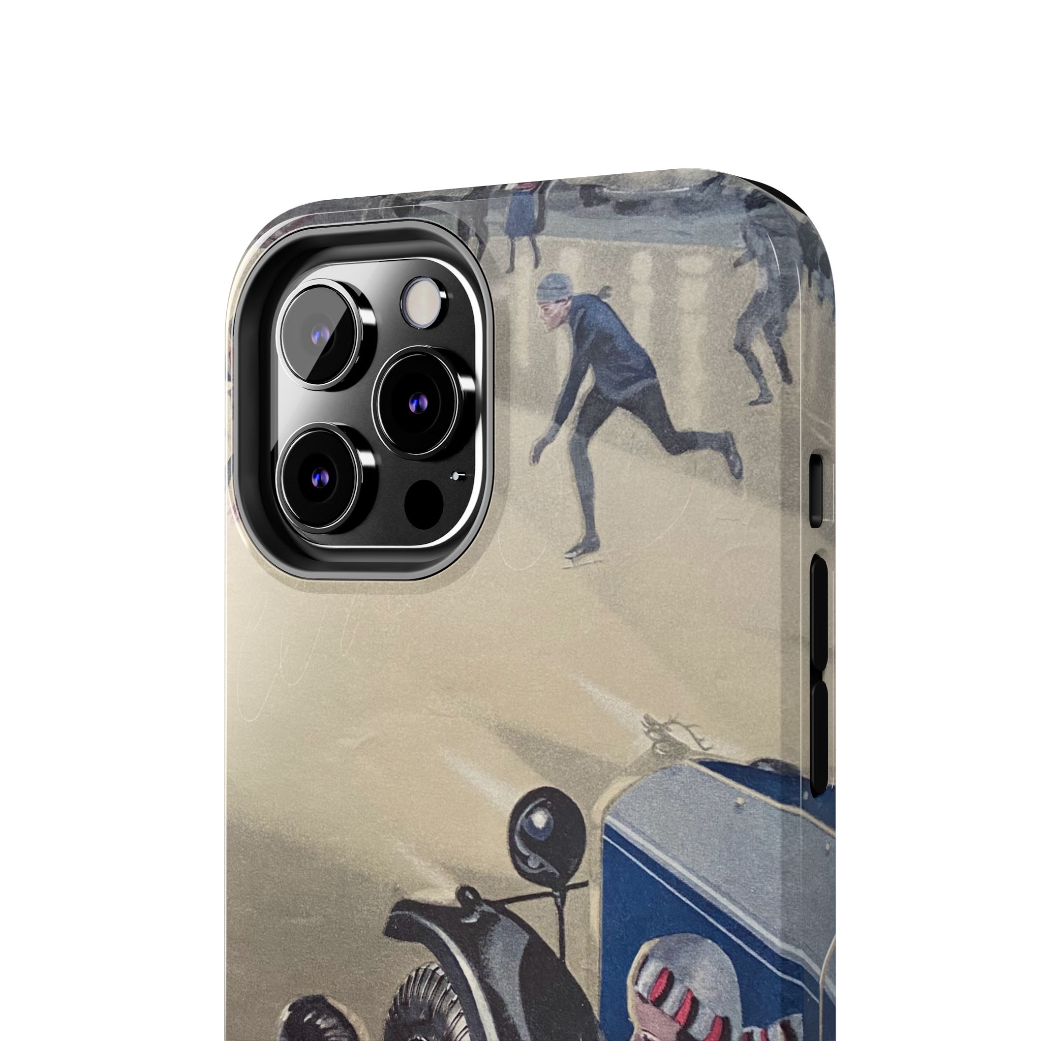 1930s Skating Party iPhone Case - Image 28