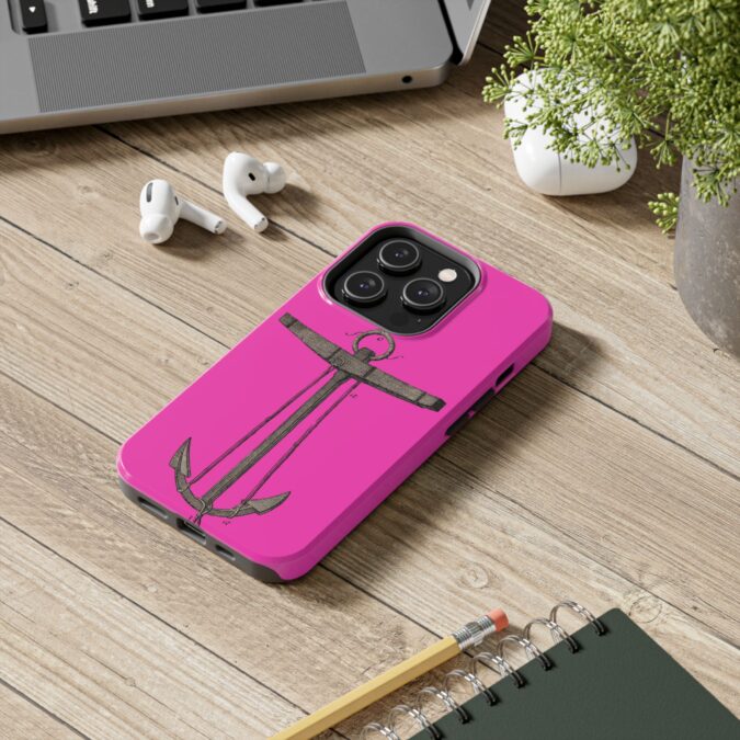 18th C. Anchor Phone Case - Bright Magenta - Image 48