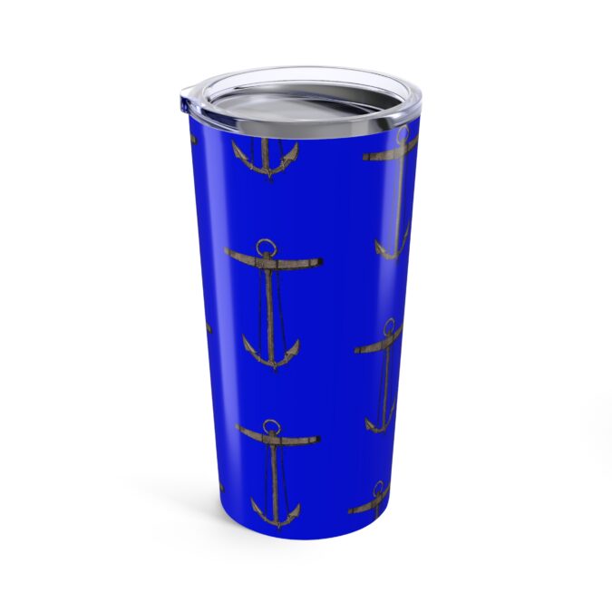 Anchor Tumbler  - Royal Blue - Image 4