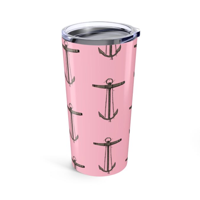 Anchor Tumbler  - Pale Pink - Image 3