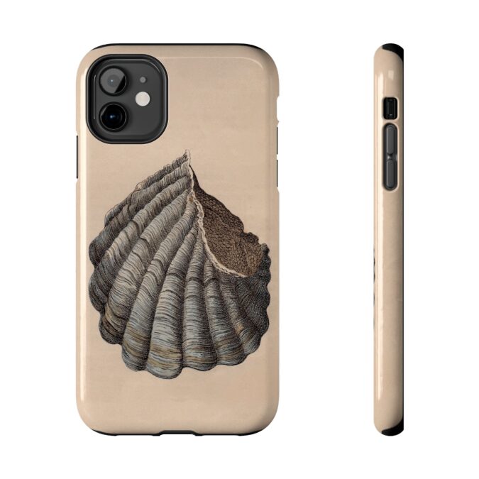 19th C. Blue & Brown Shell Phone Case