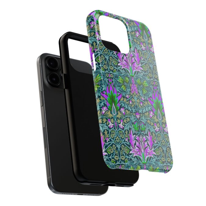 Pink & Green Floral Patterned Phone Case - Image 68