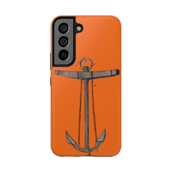 18th C. Anchor Phone Case - Orange - Image 87