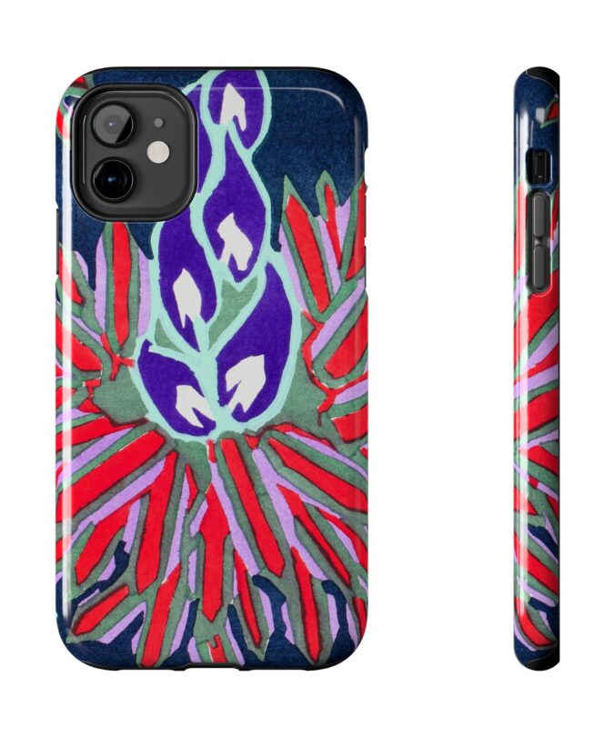 Red & Pink Abstract Phone Case