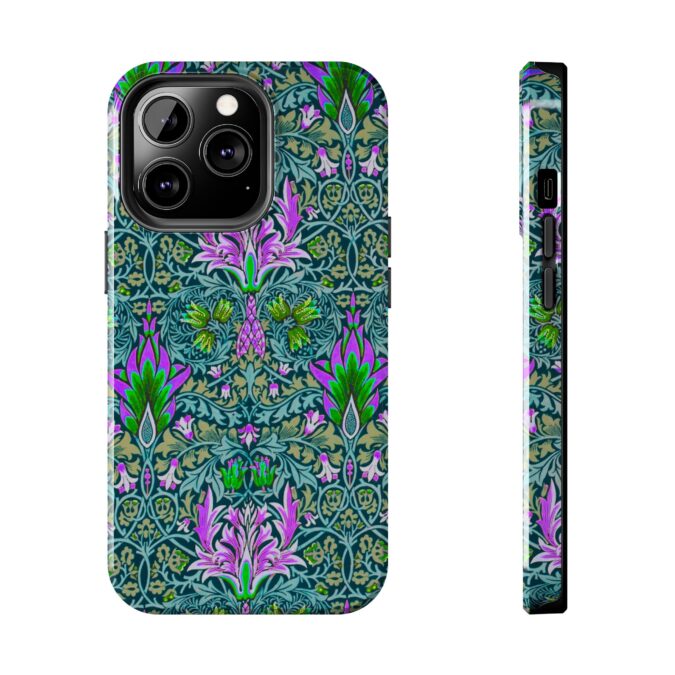 Pink & Green Floral Patterned Phone Case - Image 37