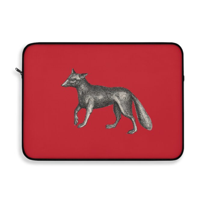 Fox Laptop Sleeve - Red - Image 7