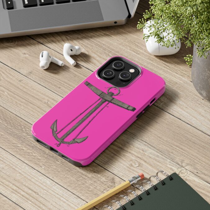 18th C. Anchor Phone Case - Bright Magenta - Image 50