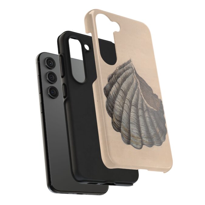 19th C. Blue & Brown Shell Phone Case - Image 88