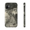 Vintage Staying in Touch iPhone Case