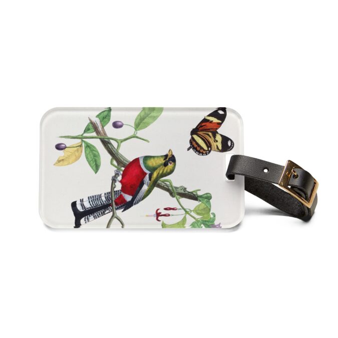 Crimson Rosella Luggage Tag - Image 2